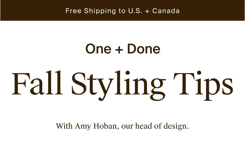 Fall Styling Made Easy