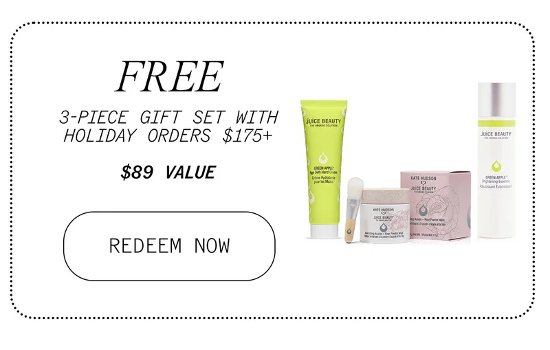 Free 3-Piece Gift Set with Holiday Orders $175+