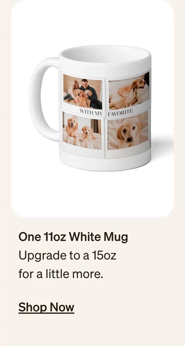 One 11oz White Mug