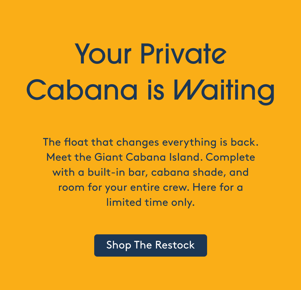 Your private Cabana is waiting