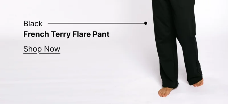 French Terry Flare Pant