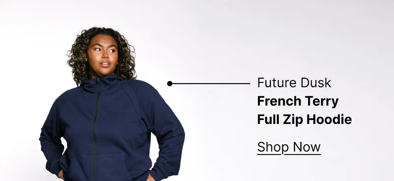 French Terry Full Zip Hoodie