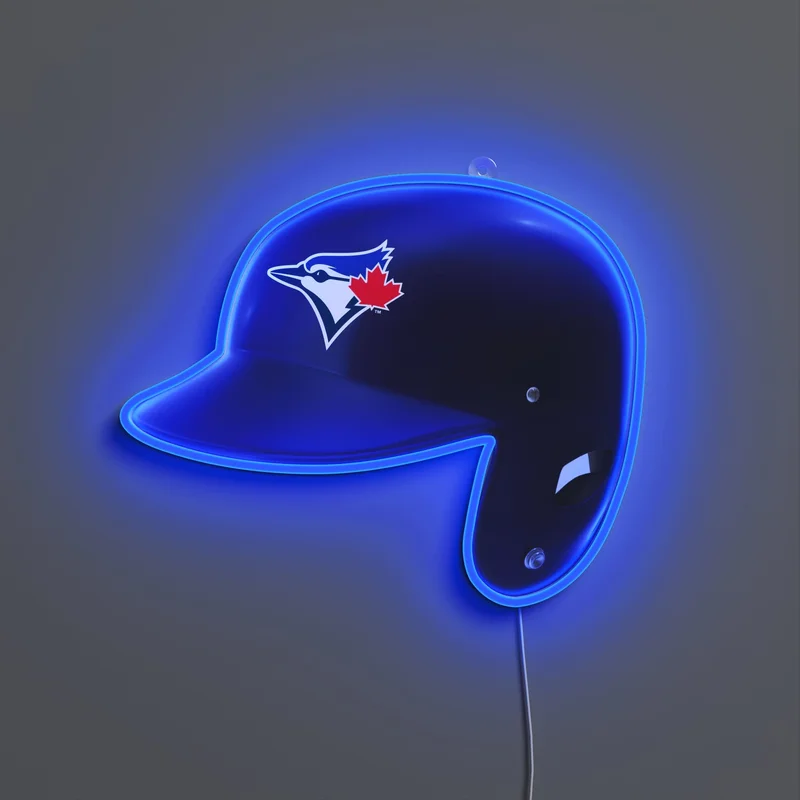 Image of Toronto Blue Jays Helmet, LED neon sign