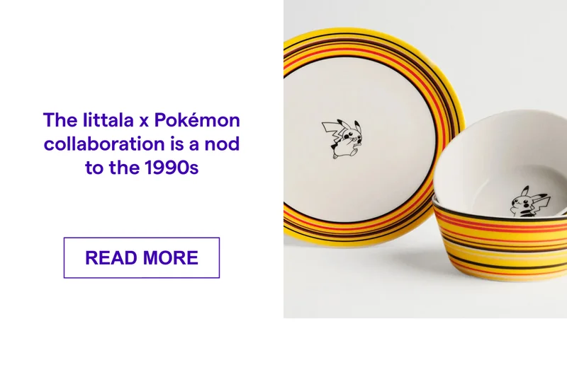 The Iittala x Pokémon collaboration is a nod to the 1990s