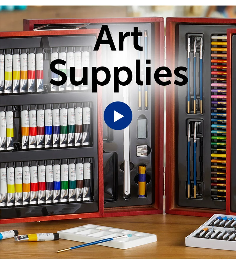 Click Here To Watch Our Art Supplies Video