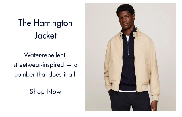 The Harrington Jacket Water-repellent, streetwear-inspired - a bomber that does it all. Shop Now