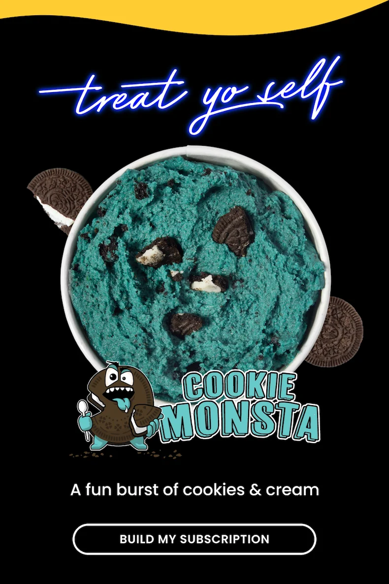 Cookie Monsta: A fun burst of cookies & cream