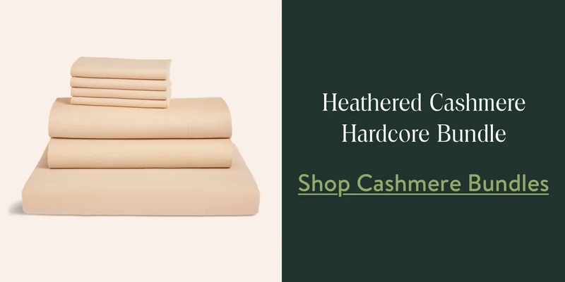 Heathered Cashmere Sheets