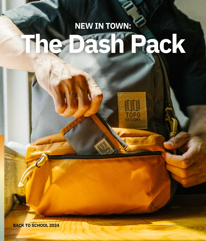 INTRODUCING THE DASH PACK