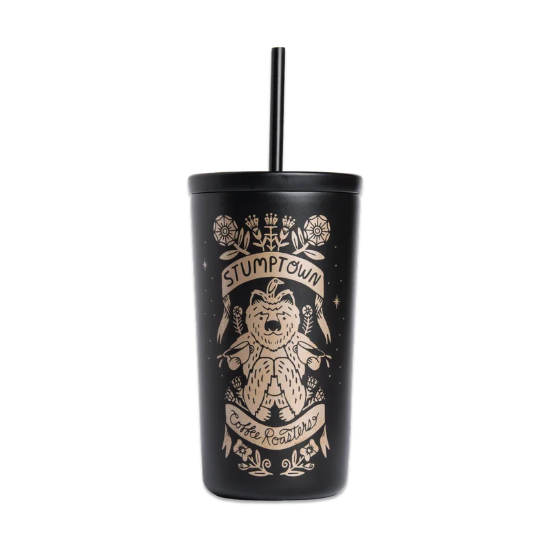 Image of Thirsty Bear Tumbler w/ Straw 16oz