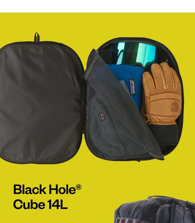 A packed Black Hole Cube 14L.