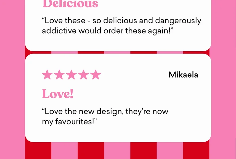“Love the new design, they're now my favourites!”