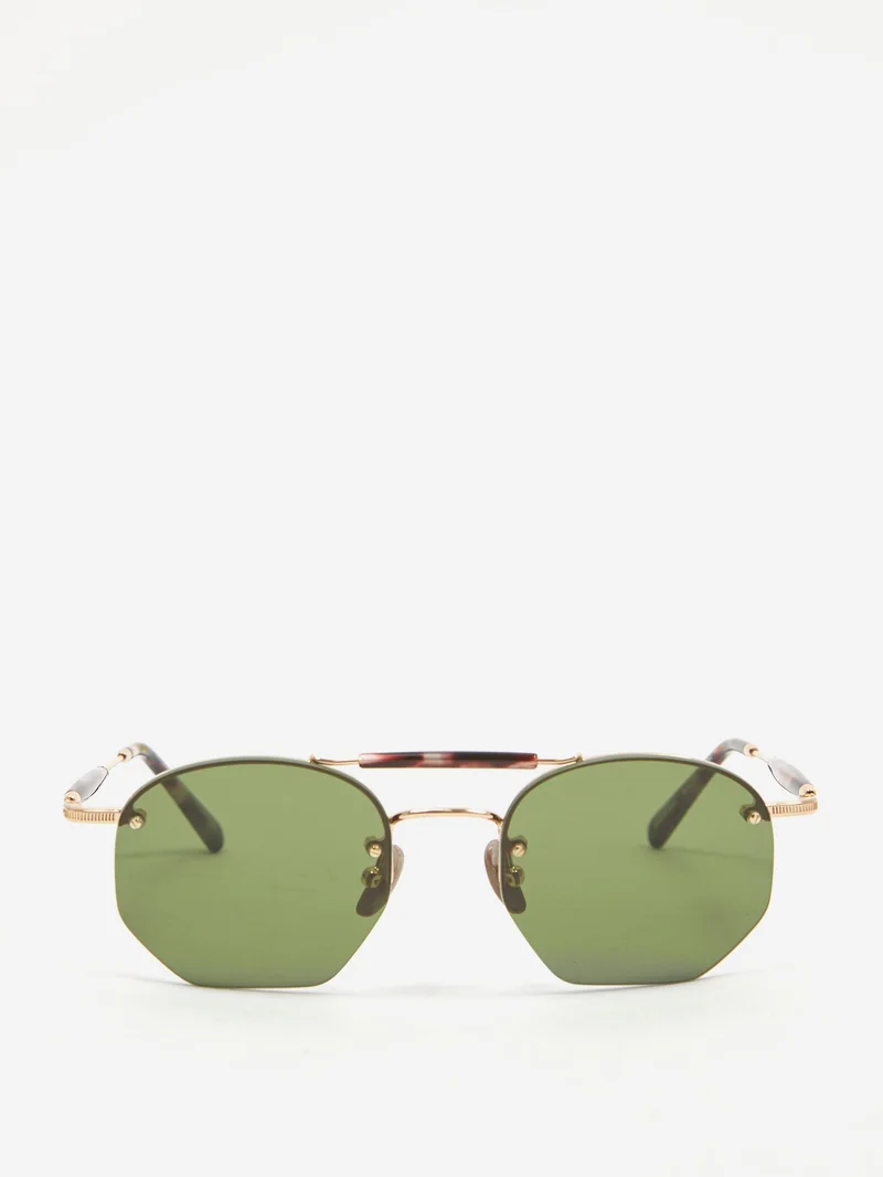 Image of Brain Dead Kaz Post Modern Primitive Eye Protection - Gold