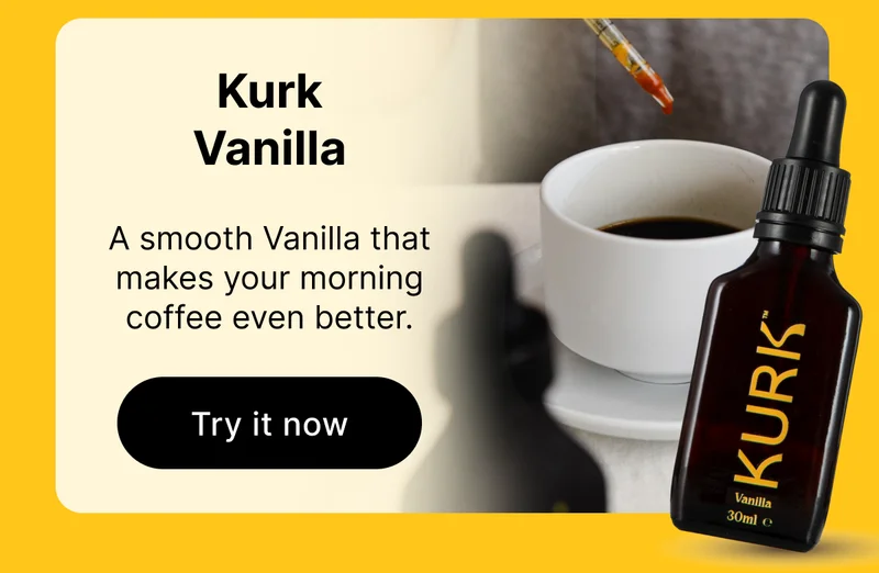 Kurk Vanilla | A smooth Vanilla that makes your morning coffee even better. [ Try it now ]