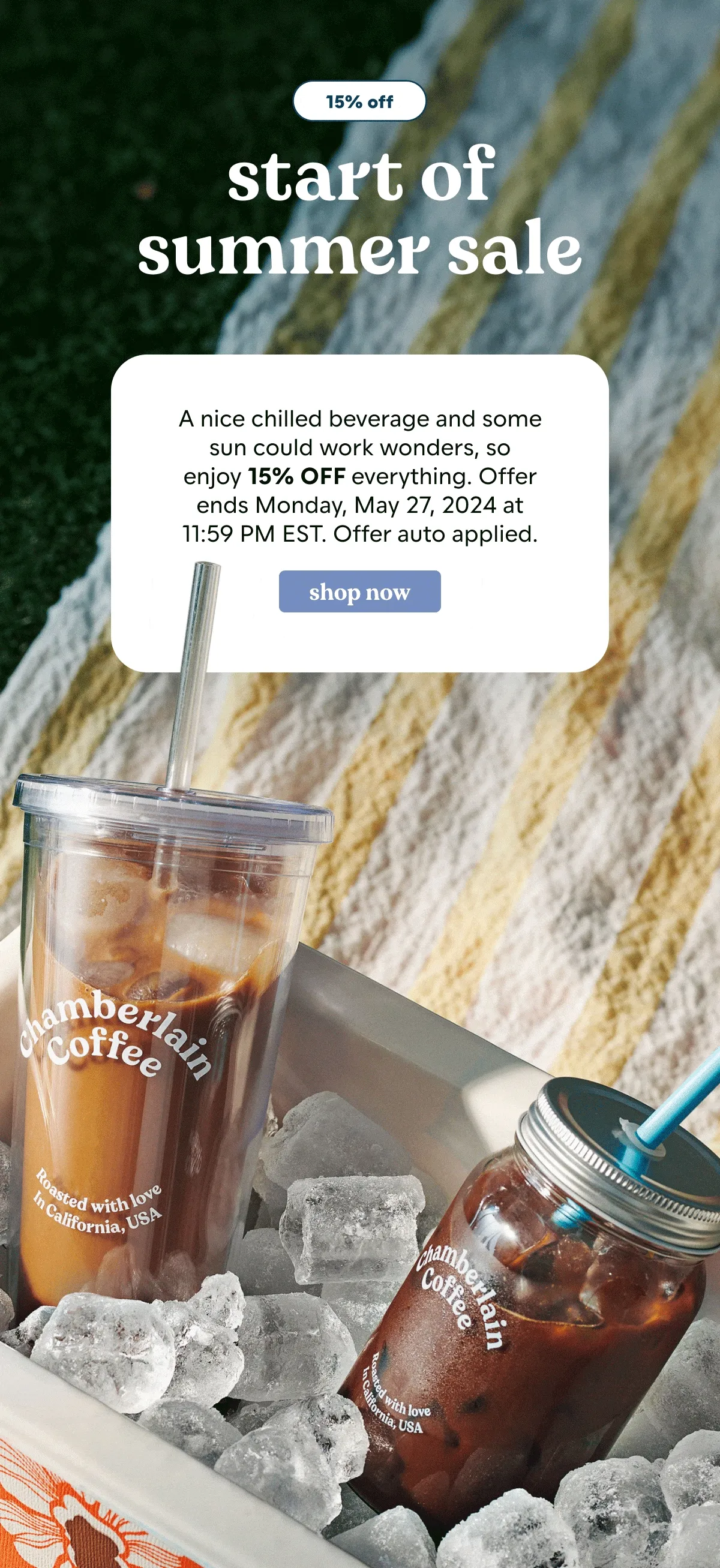 15% off everything