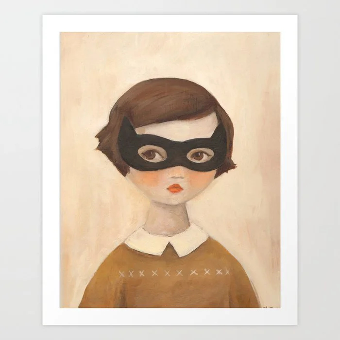 Kitten Bandit Art Print Art Print