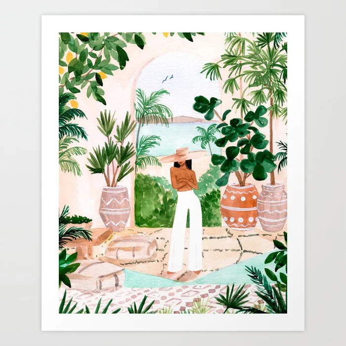 Peaceful Morocco II Art Print Art Print