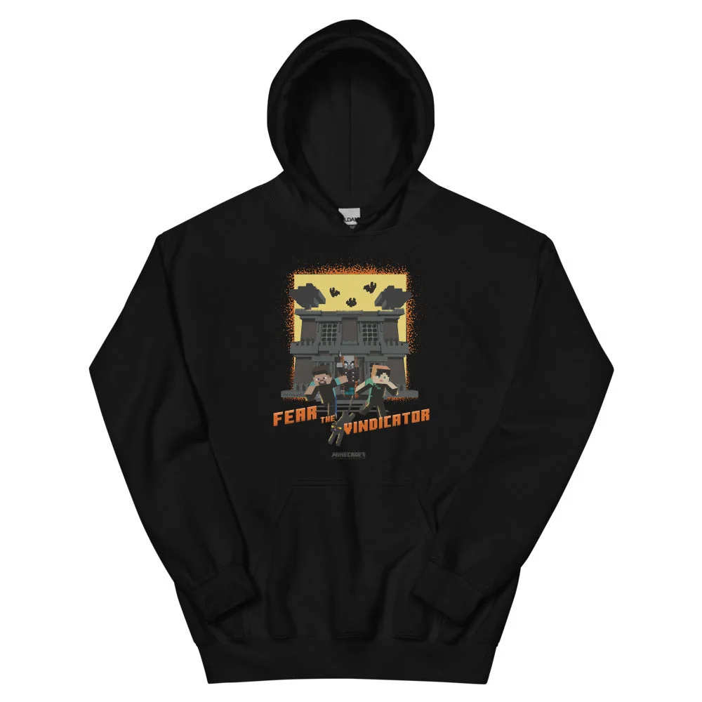 Image of Minecraft Fear The Vindicator Unisex Hoodie