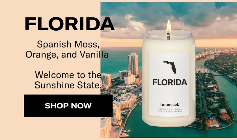 Florida | Spanish Moss, Orange, and Vanilla | Welcome to the Sunshine State. | Shop Now