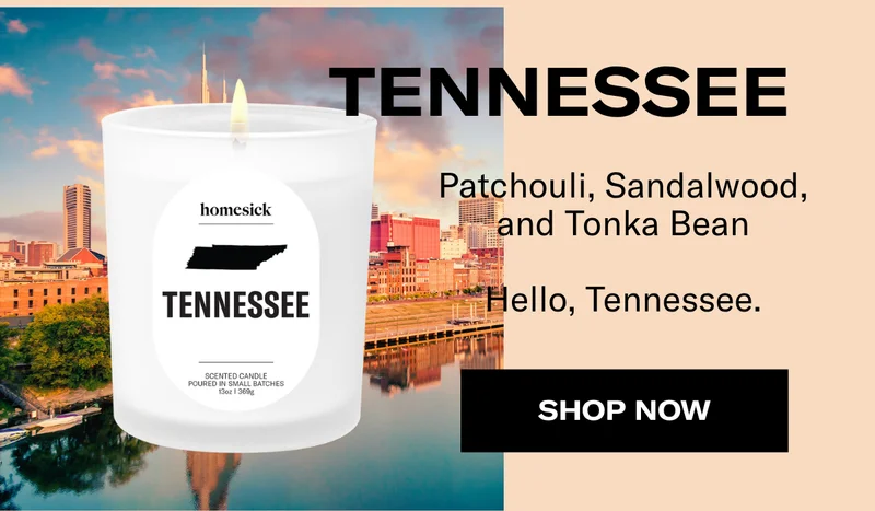 Tennessee | Patchouli, Sandalwood and Tonka Bean | Hello, Tennessee. | Shop Now