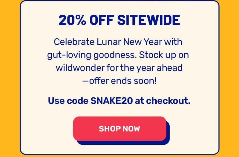 20% Off Sitewide!!!