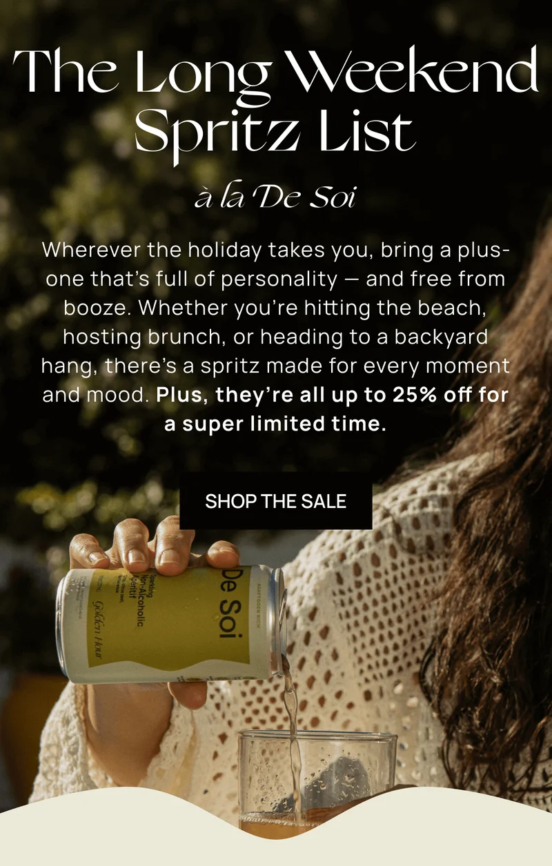The Long Weekend Spritz List | Shop the Sale