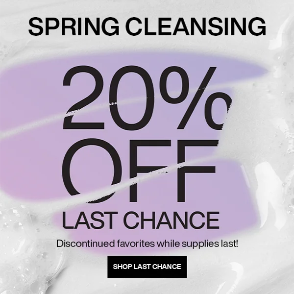 20% off last chance