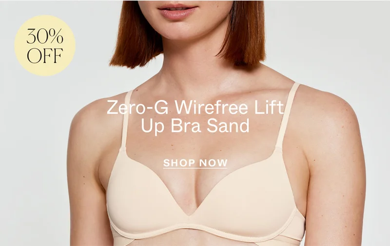 30% Off: Zero-G Wirefree Lift Up Bra Sand