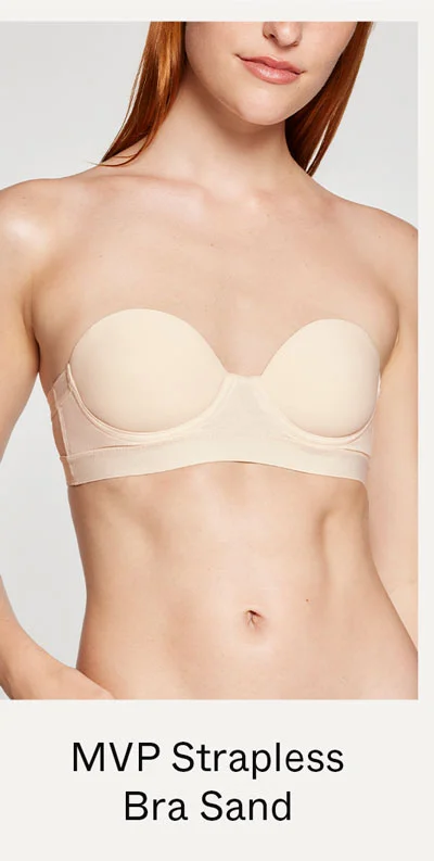 MVP Strapless Bra Sand