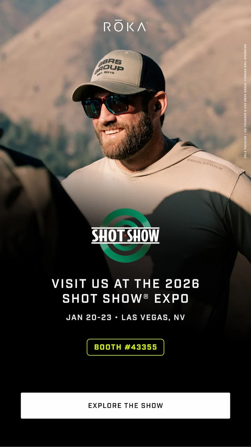 Come see ROKA in Vegas at Shot Show 2026