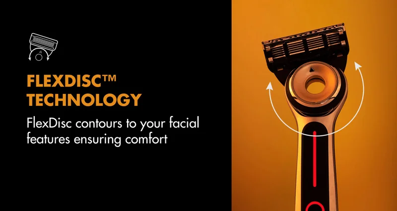 FLEXDISC™ TECHNOLOGY - FlexDisc contours to your facial features ensuring comfort