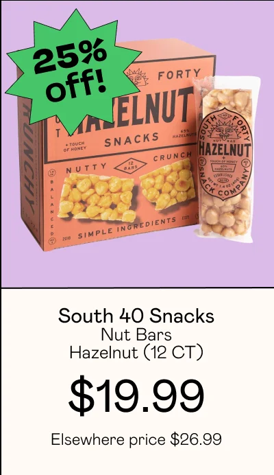 Nut Bars - Hazelnut (12 CT)