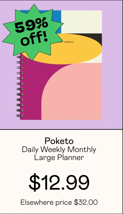 Daily Weekly Monthly Large Planner