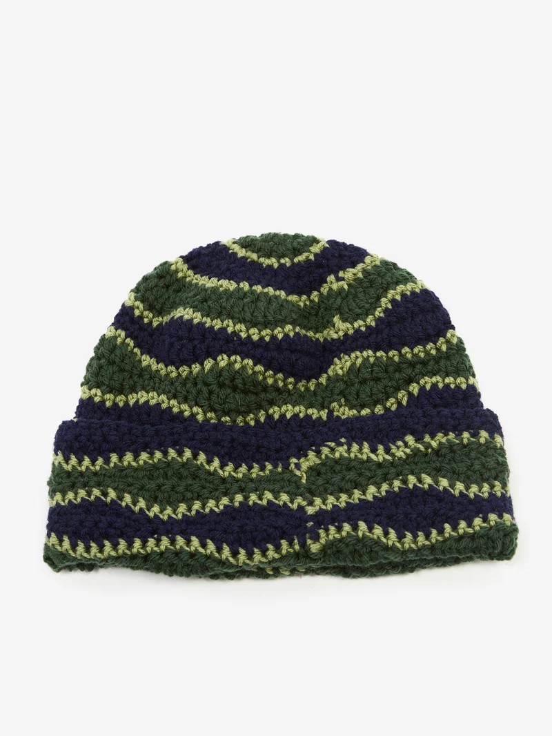 Image of Sexhippies Wavelength Beanie - Green/Blue