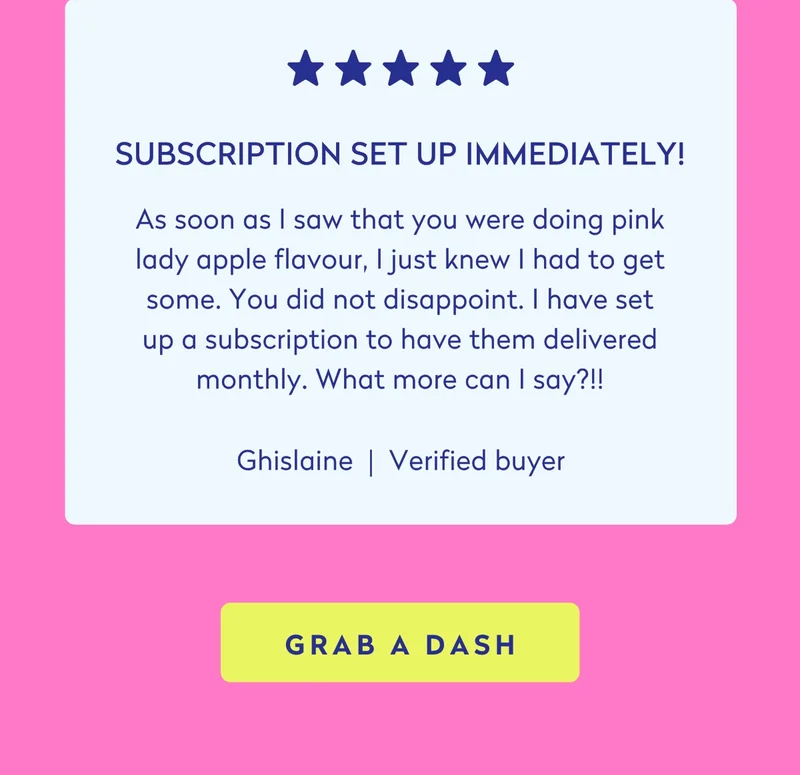 Grab a DASH