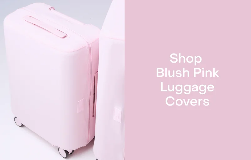 Shop  Blush Pink Luggage Covers