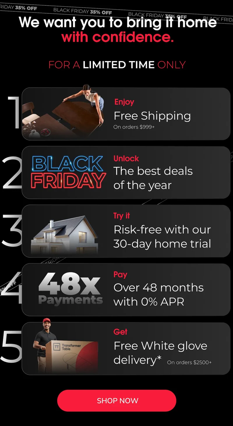 THE WAIT IS OVER, OUR BIGGEST SALE OF THE YEAR IS HERE