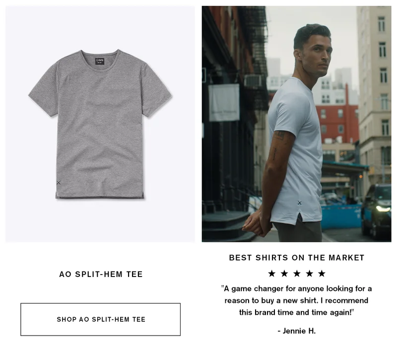 AO Split-Hem Tee