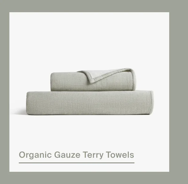 Organic Gauze Terry Towels