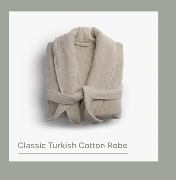Classic Turkish Cotton Robe