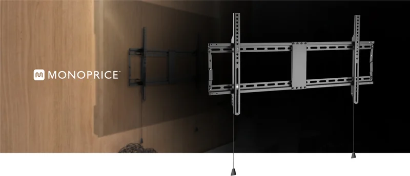 Low‑Profile Wide Fixed TV Wall Mount Bracket
