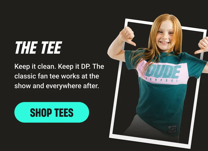 THE TEE | Keep it clean. Keep it DP. The classic fan tee works at the show and everywhere after. - SHOP TEES
