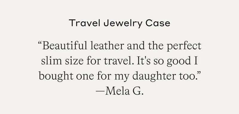 Travel Jewelry Case