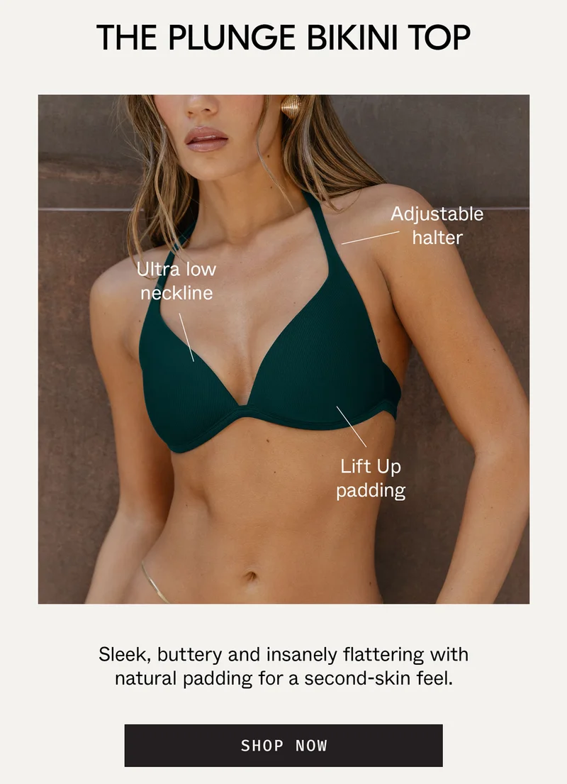 Plunge Bikini Top