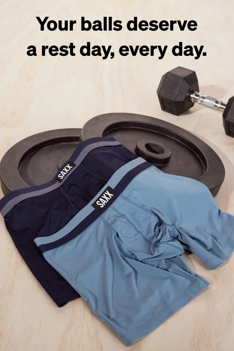 Your balls deserve a rest day, every day.
