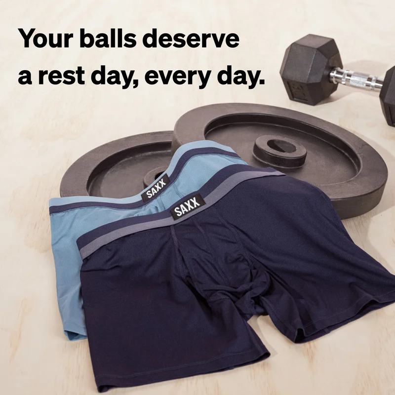 Your balls deserve a rest day, every day.