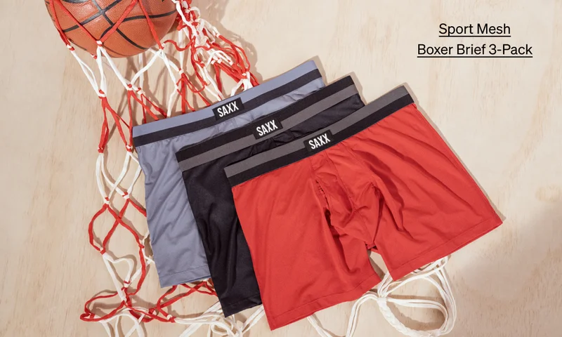 Sport Mesh Boxer Brief 3-Pack