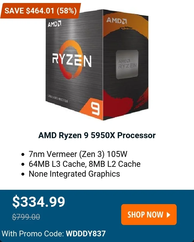 AMD Ryzen 9 5950X  Processor