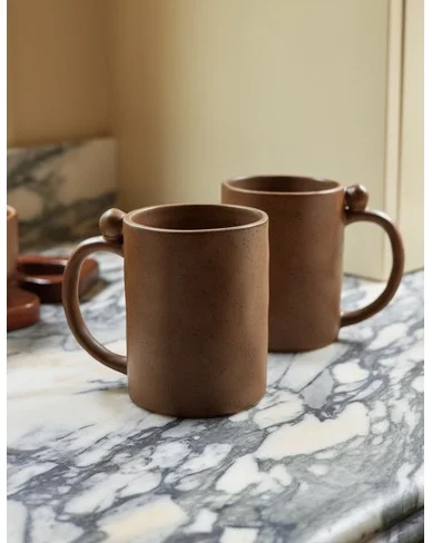Julep Mug by Sarah Sherman Samuel (Set of 2)-Toffee