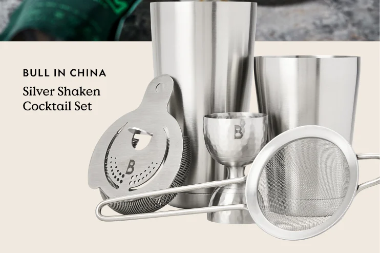 Silver Stirred Cocktail Set
